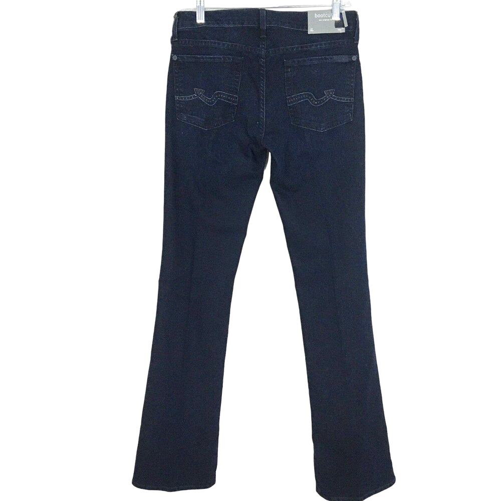 7 For All Mankind Bling Crystal Pocket Bootcut Jeans in Rustic Canyon NWT Sz 28 - Picture 4 of 16